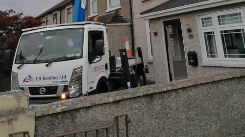 Areal work platform - chimney repair - Dublin