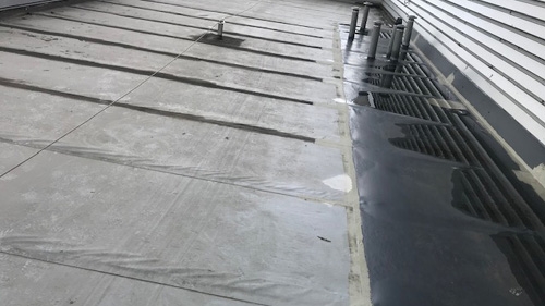 flat roof with issues